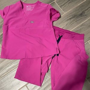 Limited Edition Electric Orchid Figs Scrubs